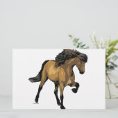 IJslands paard Nouvelle Vogue Briefpapier (Staand voorkant)