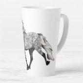 IJslands paardenkerst Latte Mok (Rechterhoek)