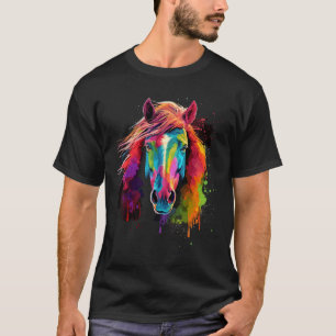 IJslands paardrijden dressuur springen paard T-shirt