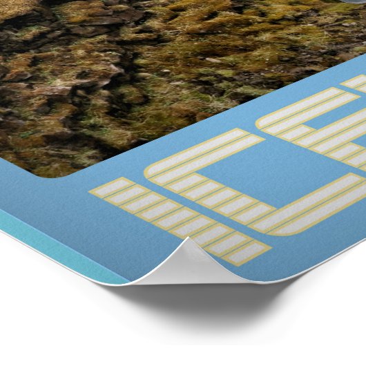 IJslands reisposter Poster (Hoek)