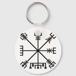 IJslands Vegvisir Protection Staves Sigil Sleutelhanger