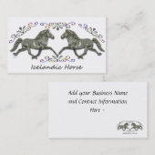  IJslands Visitekaartje (Voorkant / Achterkant)