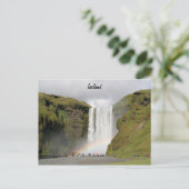 IJslands watervalBriefkaart Briefkaart (Staand voorkant)
