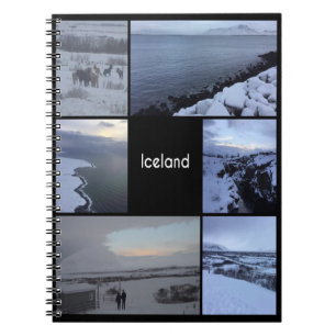 IJslands winterlandschap Notitieboek