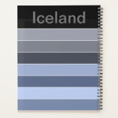 IJslands winterlandschap Planner (Achterkant)
