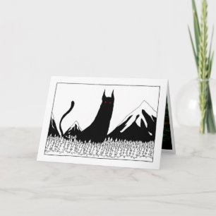 IJslands Yule Cat Kaart