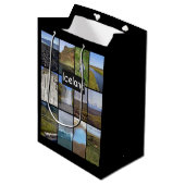 IJslands zomerlandschap Medium Cadeauzakje (Voorkant Gekanteld)