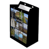 IJslands zomerlandschap Medium Cadeauzakje (Achterkant Gekanteld)