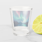 IJslandse Aurora Shot Glas (Achterkant)