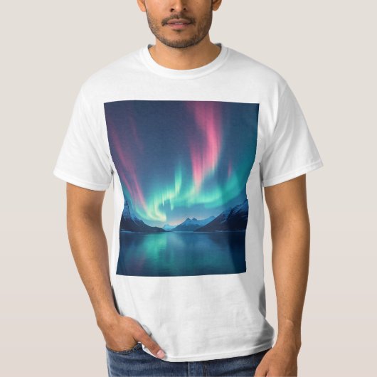 IJslandse Aurora T-shirt (Voorkant)