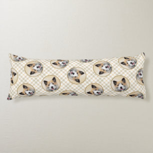 IJslandse herdershond schildert tan originele hond Lichaamskussen