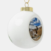 IJslandse keramische versiering Bal Ornament (Links)