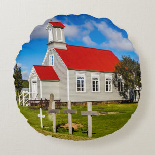 IJslandse kerk Rond Kussen