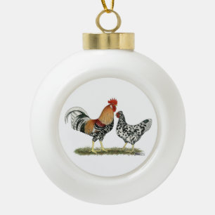 IJslandse kippen Keramische Bal Ornament