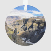 IJslandse natuur - keramische versiering Ornament (achterkant)