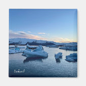 IJslandse natuur - magneet (Voorkant)