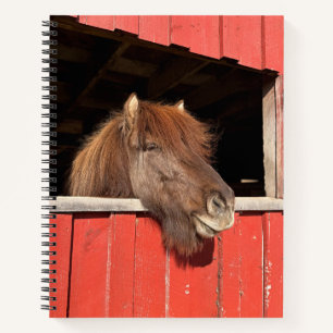 IJslandse Paard spiraal notitieboek