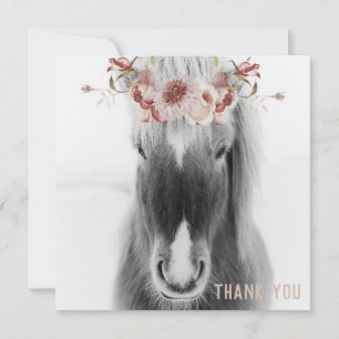 IJslandse paarden- en Floral Crown - Gepersonalise