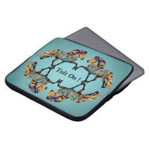 IJslandse paardenkunst ~ Tolt on! Laptop Sleeve