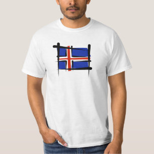 IJslandse penseelvlag T-shirt
