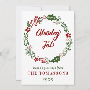 IJslandse Prettig Kerstmis, Maatwerk Feestdagenkaart