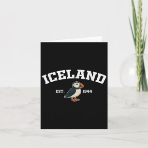 IJslandse puffin IJslands souvenir Kaart