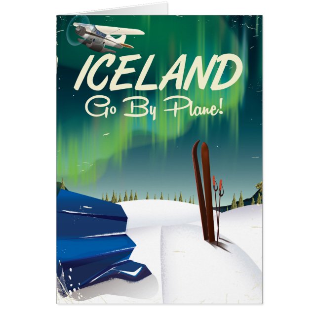 IJslandse  reisposter (Voorkant)