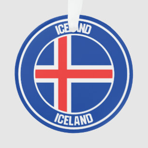 IJslandse Ronde Emblem Ornament