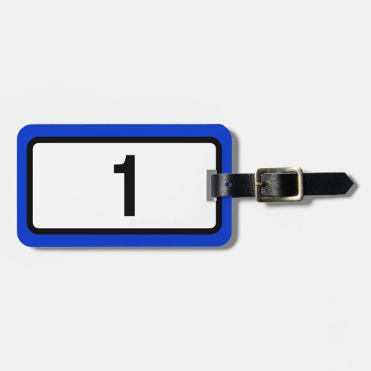 IJslandse route 1 Ring Road Bagagelabel (Voorkant horizontaal)