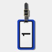 IJslandse route 1 Ring Road Bagagelabel (Voorkant verticaal)