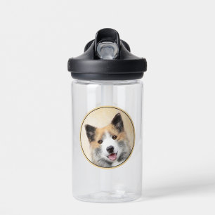 IJslandse Schaapshond Schilderij - Originele Hond Waterfles