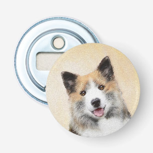 IJslandse scharnierschildering - Oorspronkelijke h Button Flesopener