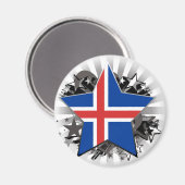 IJslandse ster Magneet (Voorkant / Achterkant)