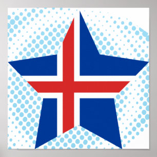 IJslandse ster Poster