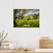 IJslandse Turfkerk Poster (Keuken)