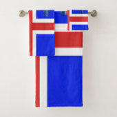 IJslandse vlag Bad Handdoek (Insitu)