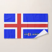 IJslandse vlag Bad Handdoek (Handdoek)