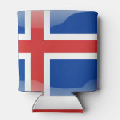 IJslandse vlag Blikjeskoeler (Achterkant)