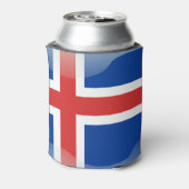 IJslandse vlag Blikjeskoeler (Blikje Achterkant)