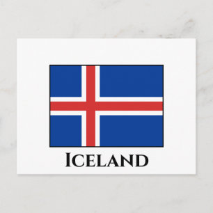 IJslandse vlag Briefkaart