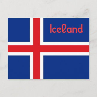 IJslandse vlag Briefkaart