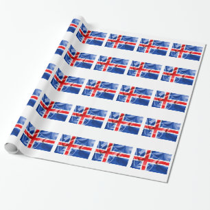 IJslandse vlag Cadeaupapier