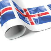 IJslandse vlag Cadeaupapier (Rol Hoek)