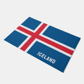 IJslandse vlag Deurmat (Schuin)
