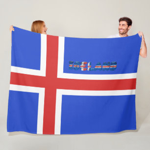 IJslandse vlag Fleece Deken