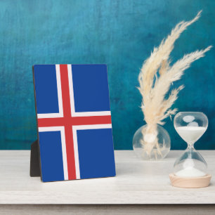 IJslandse vlag Fotoplaat