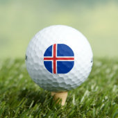 IJslandse vlag Golfballen (Insitu Shirt)