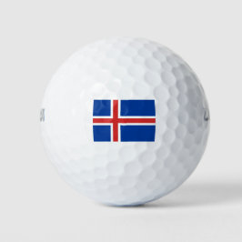 IJslandse vlag Golfballen