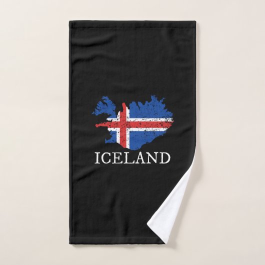 IJslandse vlag Handdoek (Handdoek)