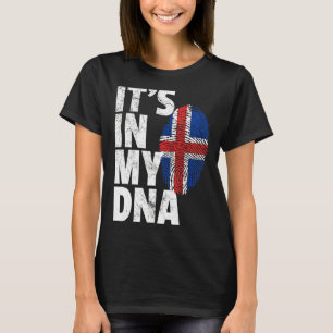 IJslandse vlag in mijn dna-kerstmis C T-shirt